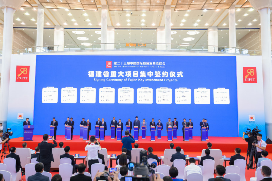 签约仪式现场。厦门港口管理局供图