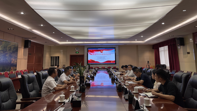 各方签约代表交流发言。中建海峡供图