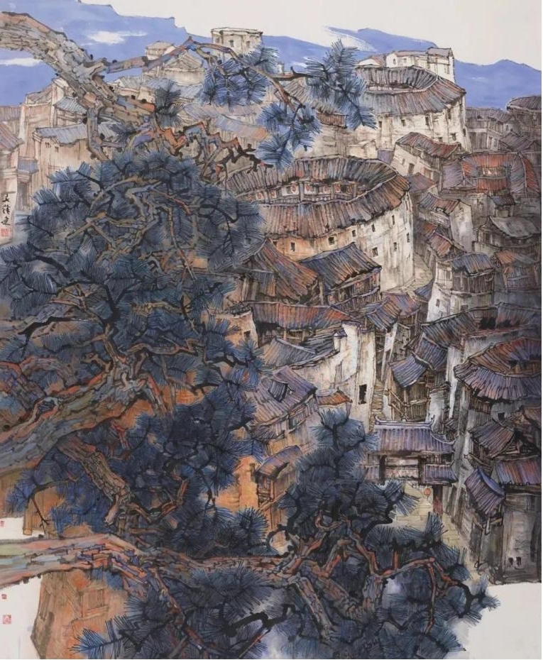展览作品《几度梦汀州》，作者檀文莉。主办方供图