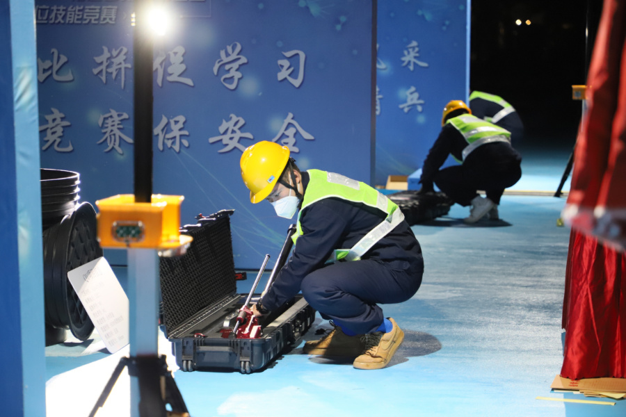 競賽現場。廈門市政環科排水公司供圖