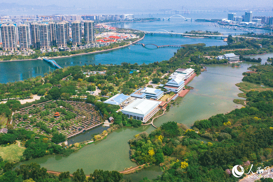 位于厦门市湖里区的五缘湾湿地公园。人民网记者 陈博摄