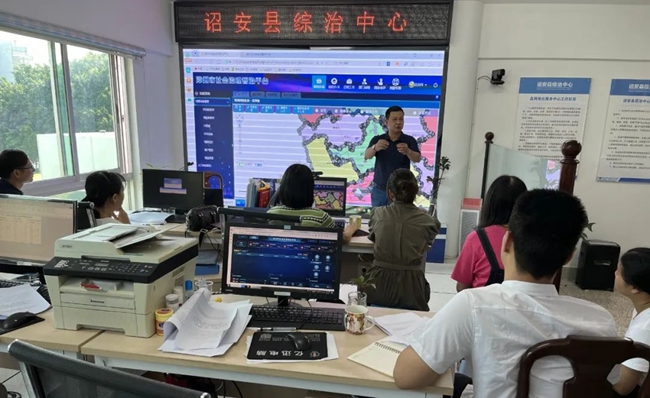 专人巡查事件,及时沟通对接。诏安县融媒体中心供图