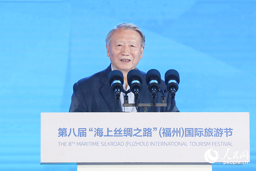 中共中央对外联络部原副部长、全国人大外事委员会原副主任委员马文普。人民网 陈永整摄