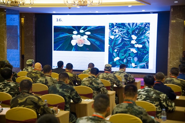 树种识别考核现场。福建省林业局供图