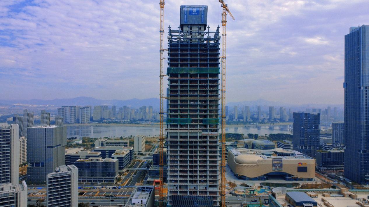厦门市现代服务业基地(丙洲片区)统建区Ⅱ-3地块。中建四局供图