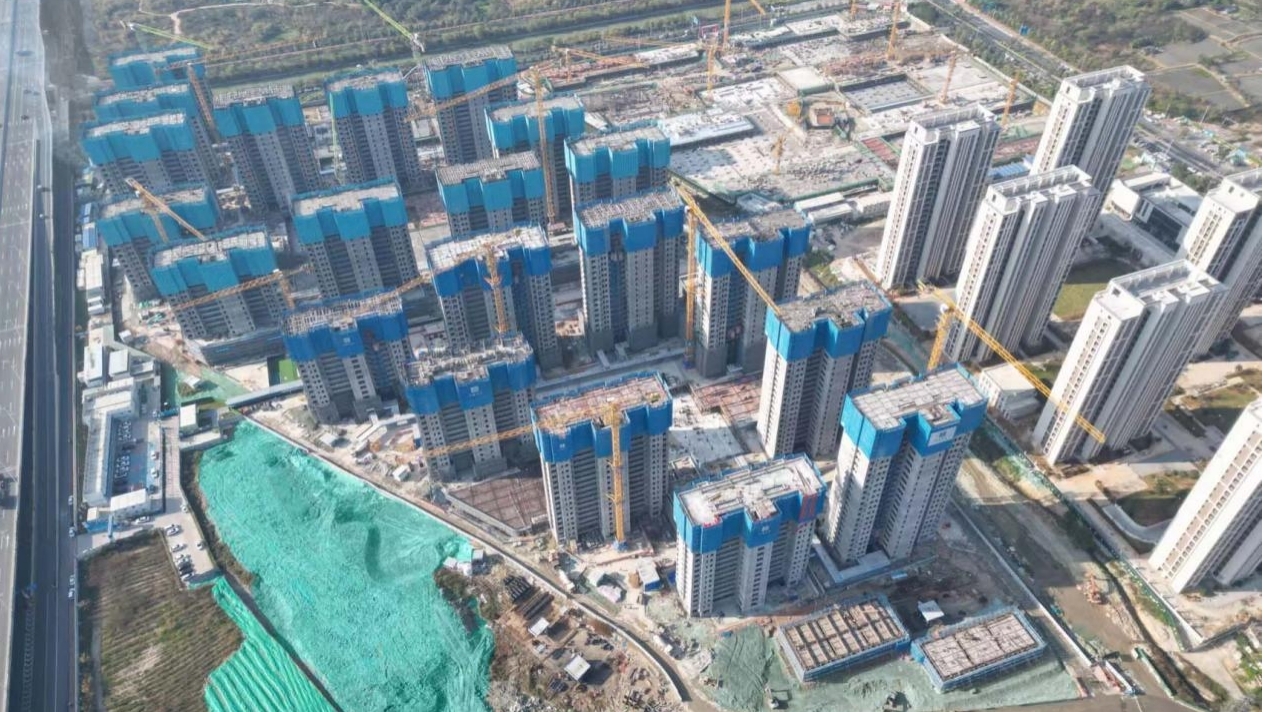 漳州市东湘苑项目现场。中建四局供图