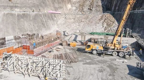 白濑水库建设现场。福建省水利厅供图
