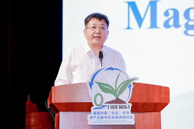 安溪县县长刘永强致辞。安溪县融媒体中心供图