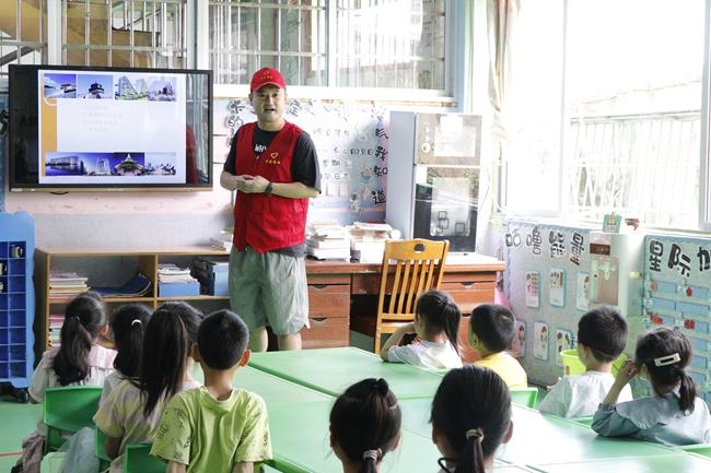 建筑小课堂。中建海峡供图