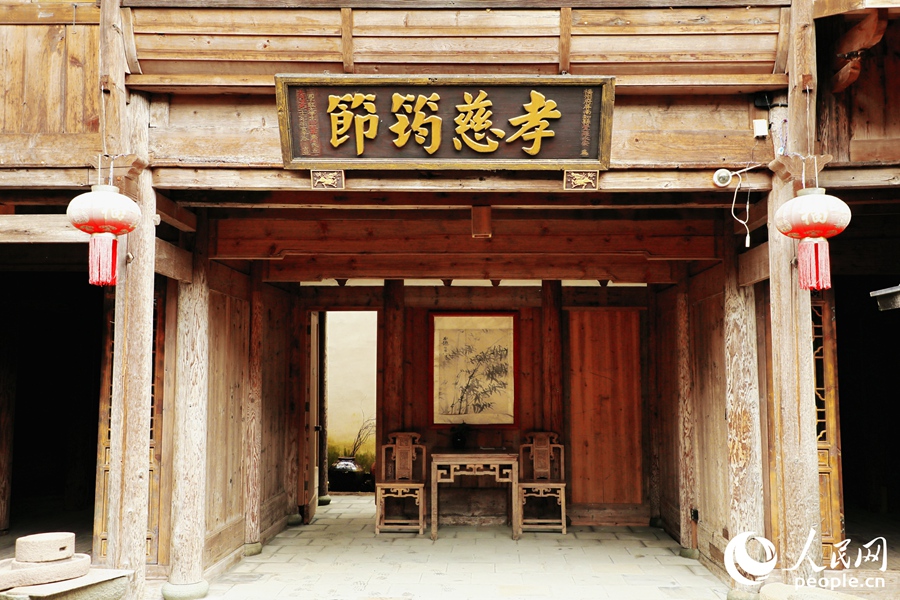 薛府文化艺术中心以古村落为依托，助推乡村振兴。人民网 李唯一摄