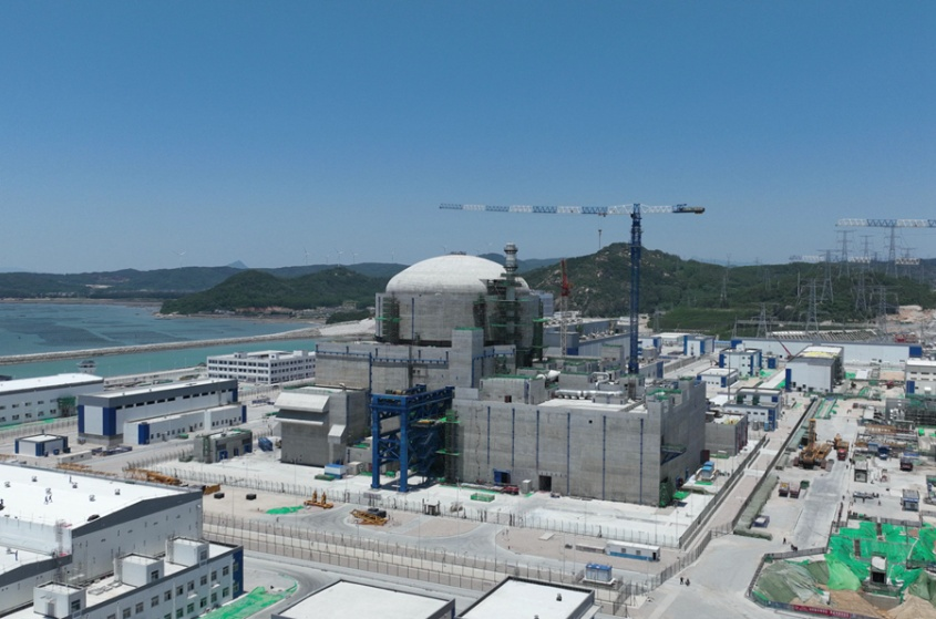 6月20日，“华龙一号”首个批量化工程漳州核电1号机组安全壳打压试验圆满成功。中核国电漳州能源供图