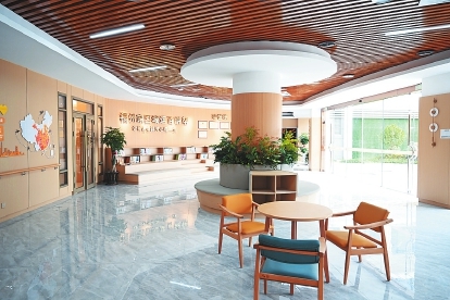 台江区社会福利中心内部。