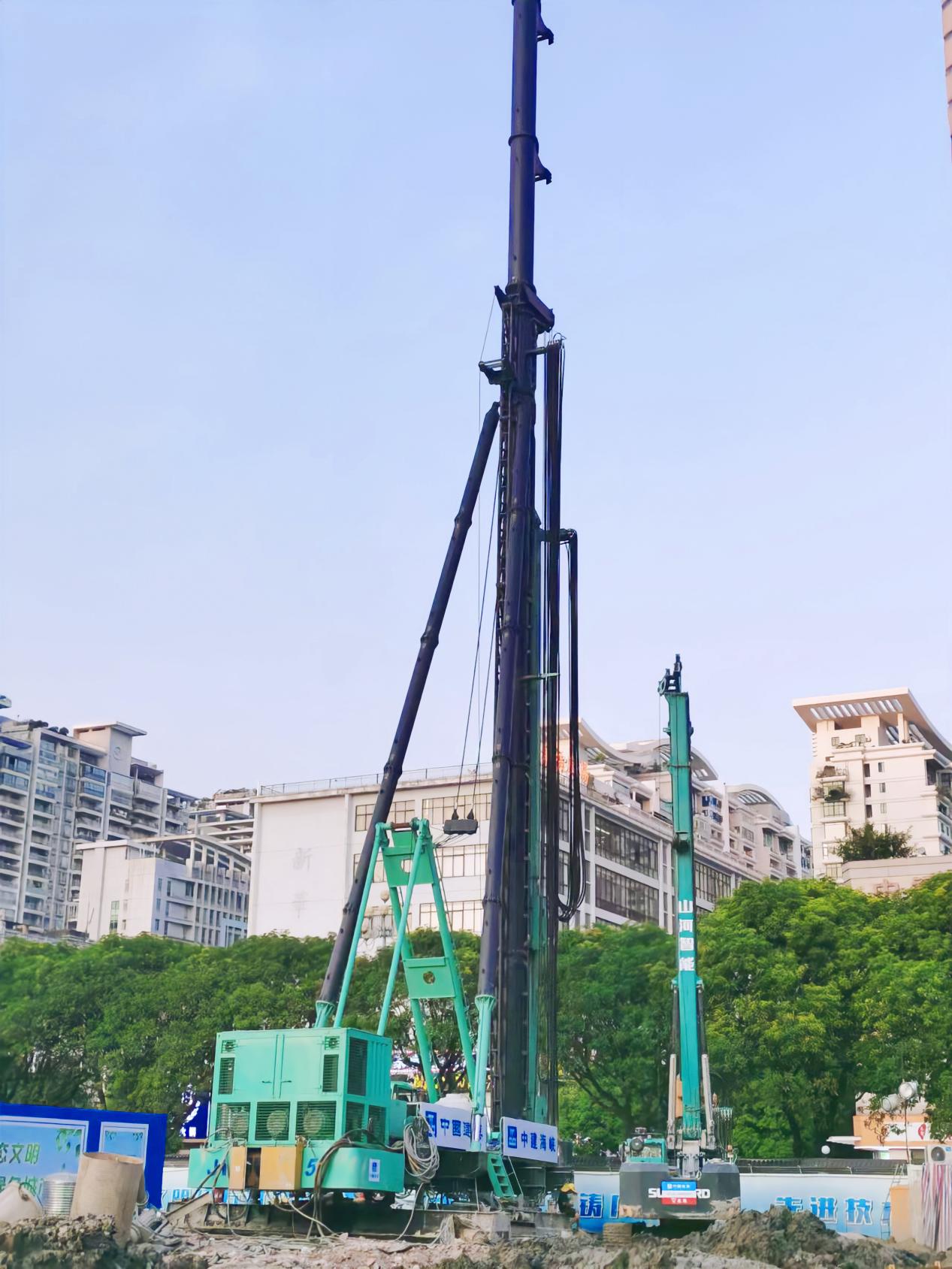 止水帷幕技术应用。中建海峡供图