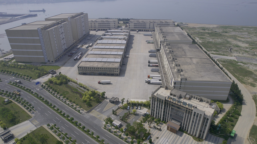 福建丰大冷链物流基地全景。王劼睿摄
