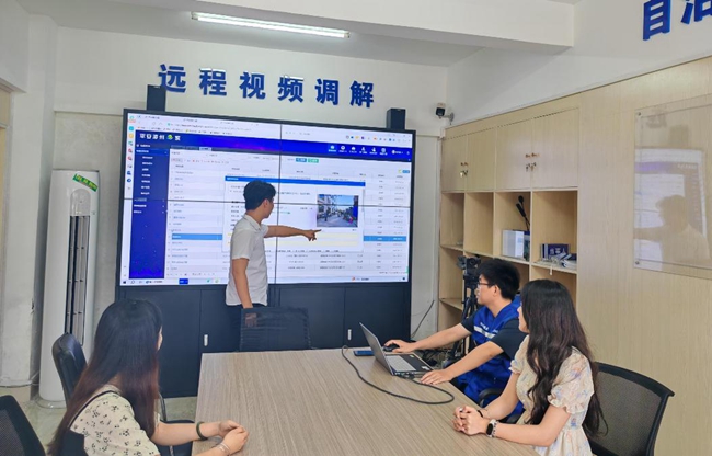 遠程視頻調解現場。詔安縣融媒體中心供圖