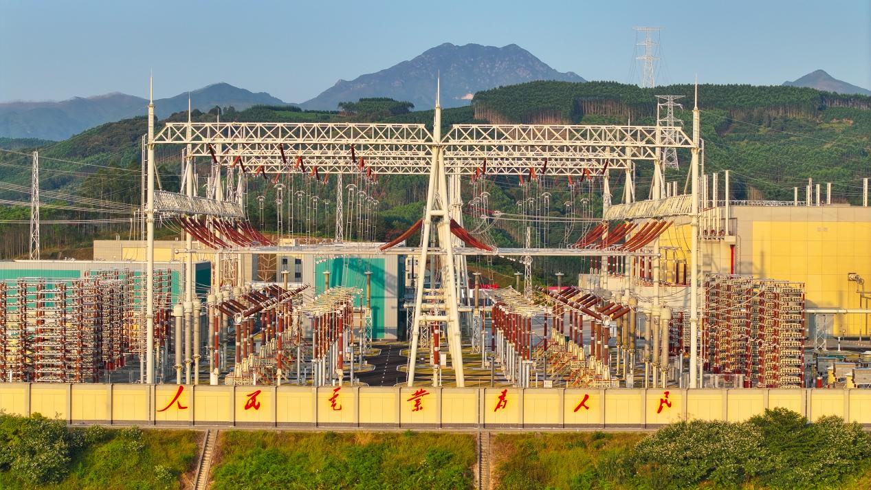 漳州云霄闽粤联网工程。福建省送变电工程有限公司供图
