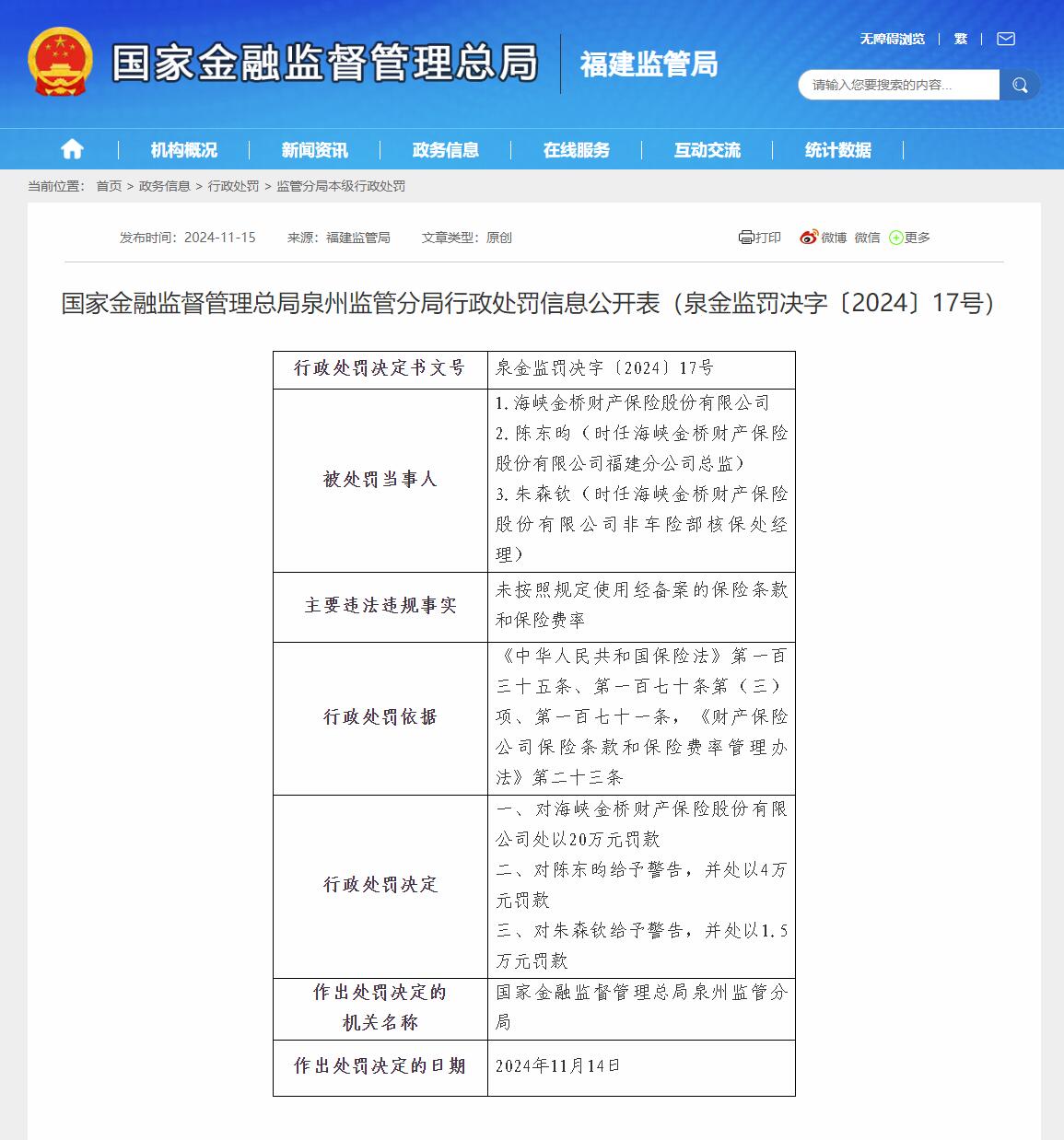 国家金融监管总局网站截图