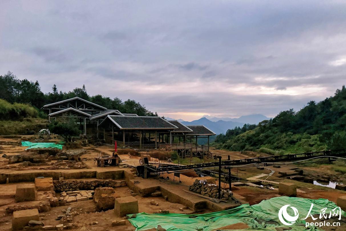 青陽下草埔冶鐵遺址。人民網 李唯一攝