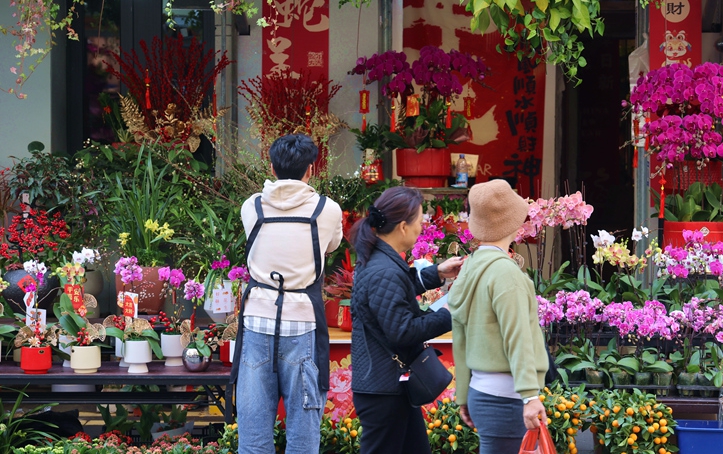 新春走基层丨厦门：花市旺 年味浓