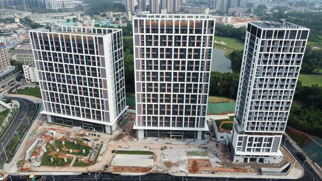 中建海峡隆利科技广场项目建设现场