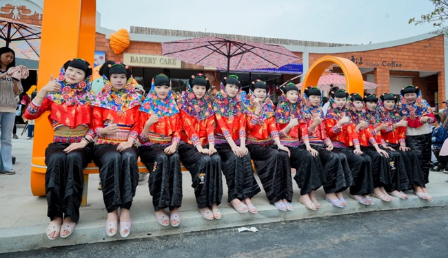 鮮艷的惠女服飾。惠安縣融媒體中心供圖
