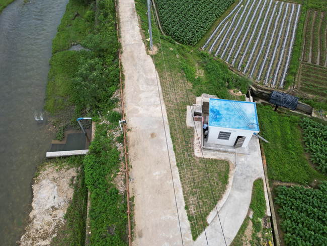 飲水灌溉項目。中建海峽供圖