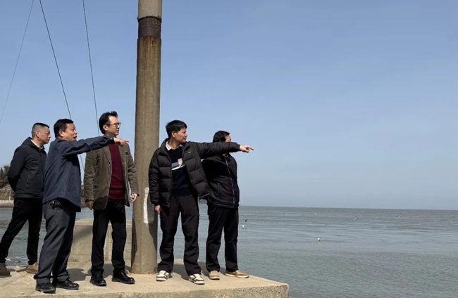 福州市自然资源和规划局现场指导马尾养殖用海项目