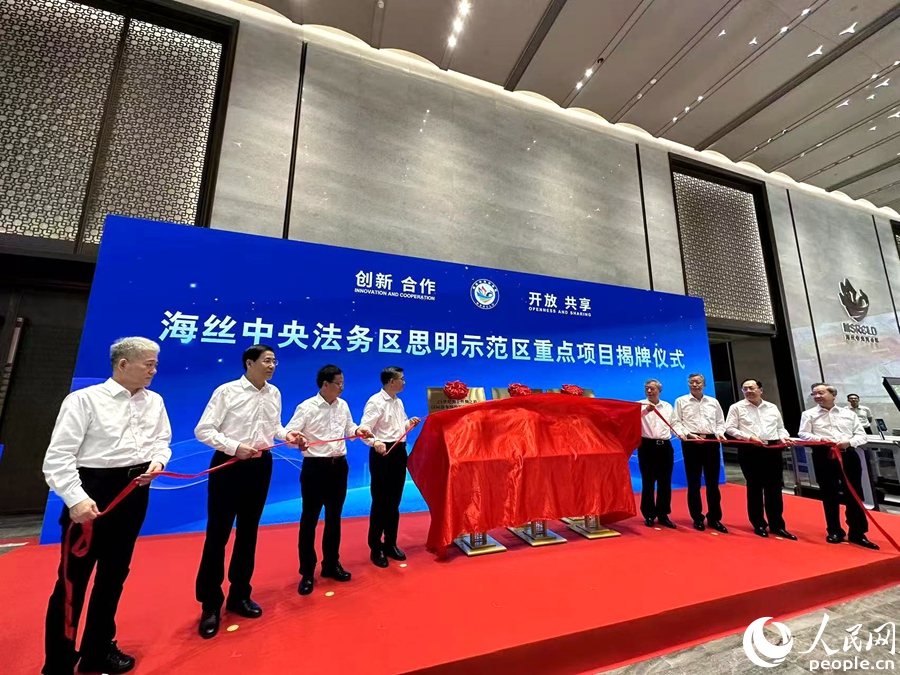 廈門金融司法協同中心是海絲中央法務區思明示范區重點項目（資料圖）。人民網 張萌攝