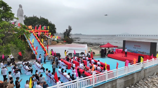 琅山郑和广场揭幕现场