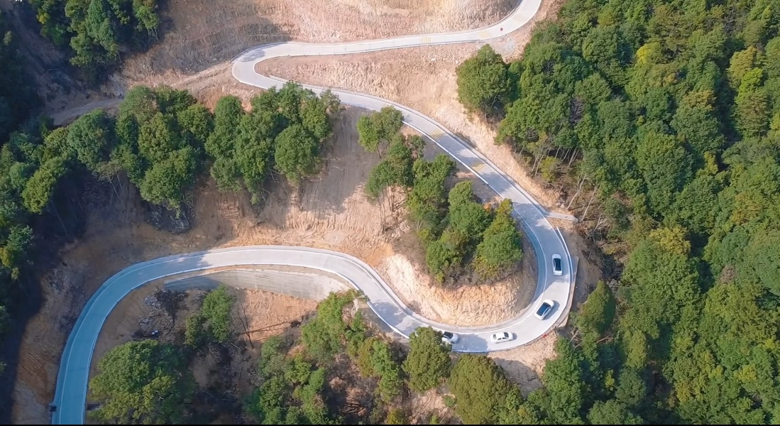 新羅區大池鎮秀東村天池塘道路水毀修復工程
