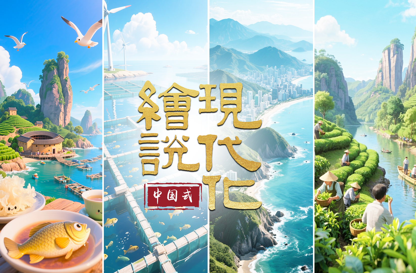绘说现代化丨山海相拥，福建“绘”出富民新图景