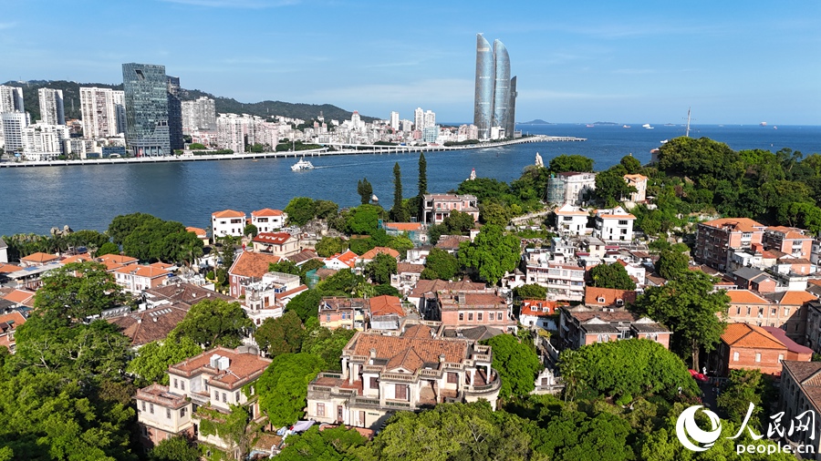 “海上花园城市”厦门不仅风光旖旎，还以文明之城著称。人民网记者 陈博摄