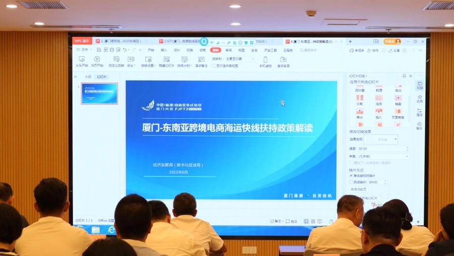 項目推介會現場。廈門自貿片區供圖