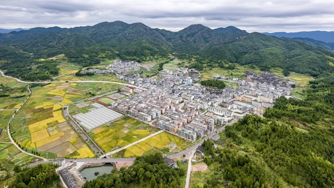 礼门乡全景。陈兆瑜摄