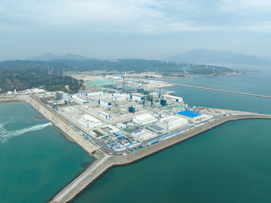 俯瞰漳州核電項目。方偉文攝