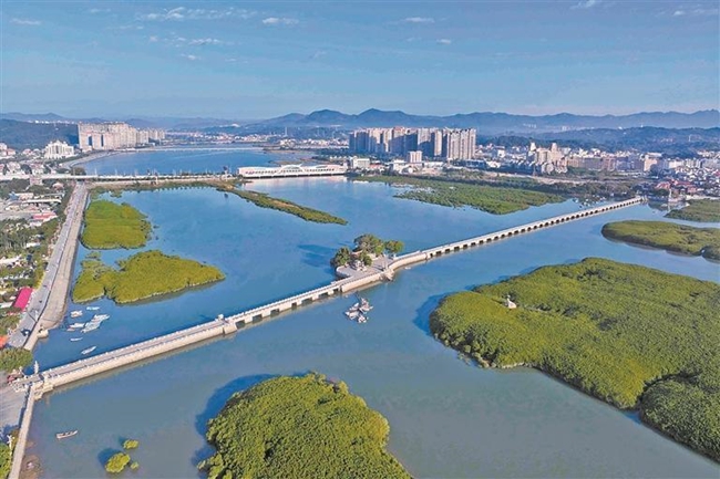《泉州市晋江洛阳江流域水环境保护条例》为“两江”治理提供精准法治方案，图为风景如画的洛阳江。（融媒体记者陈起拓 摄）