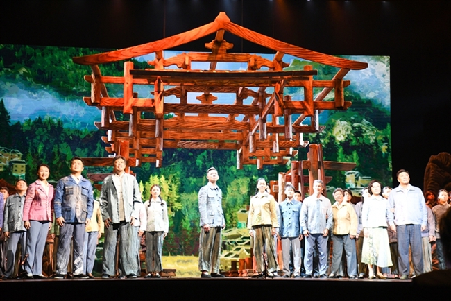 歌剧《鸾峰桥》进京演出。记者 张桂汉摄