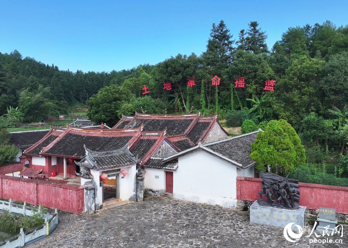 “永定暴動”策源地——金谷寺。人民網記者 蘭志飛攝