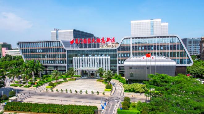 新型显示领域行业发展势头迅猛的厦门火炬高新区。厦门火炬高新区供图