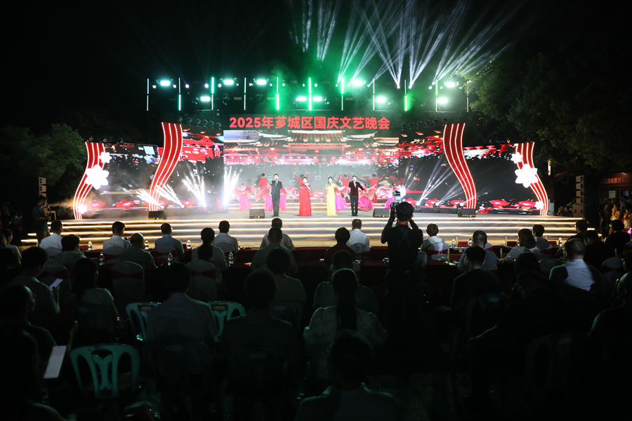 晚會現場。鄭文典攝