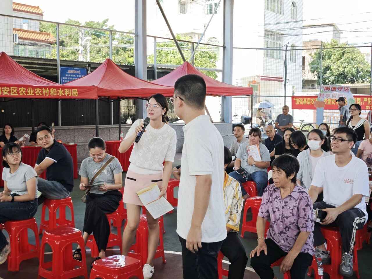 活动现场。