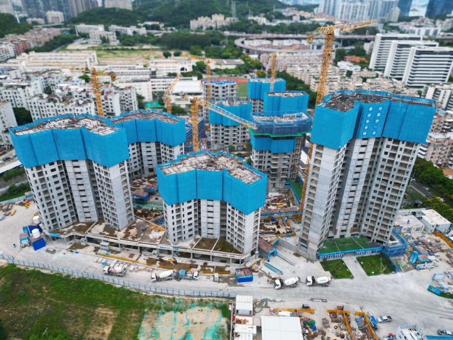 厦门市湖里区2024P03地块及配套工程(EPC)项目。中建海峡厦门公司供图