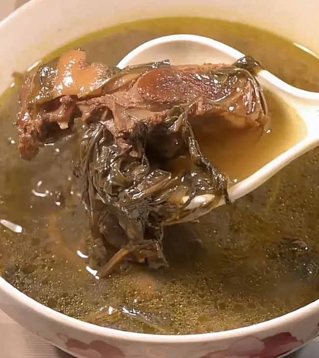 苦菜干炖肉