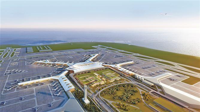 厦门翔安国际机场效果图。翔安区融媒体中心供图