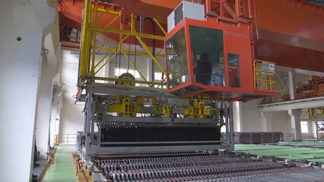 紫金銅業生產車間