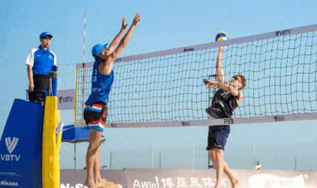 沙滩排球赛