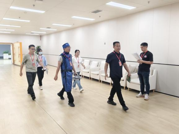 演练现场。