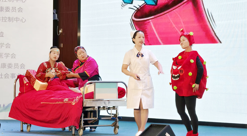 情景剧《预防静脉血栓 科学坐月子》。