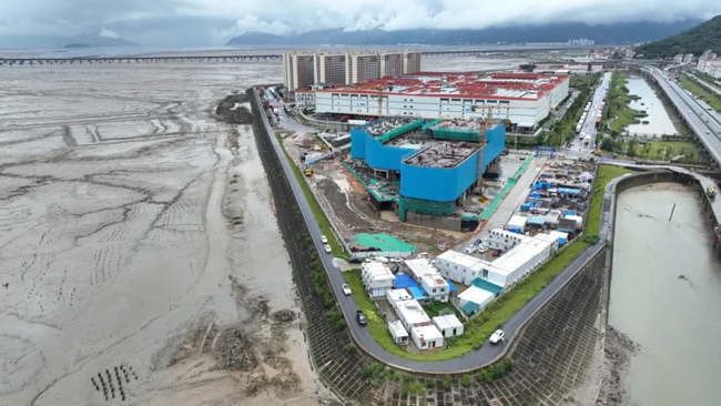 宁德锂电车里湾园区标准化厂房以及配套设施工程建设项目。褚子强摄