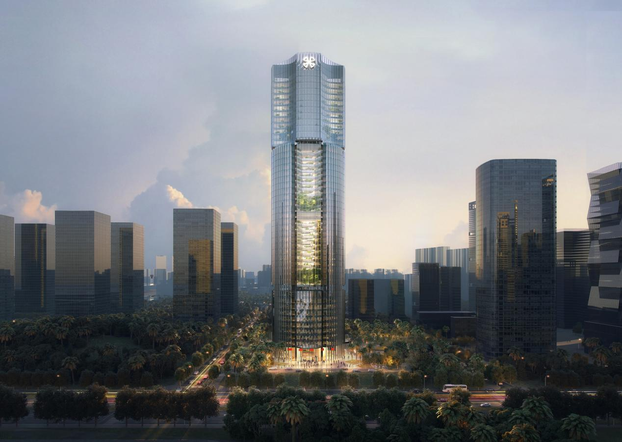 厦门国际银行新总部大楼效果图